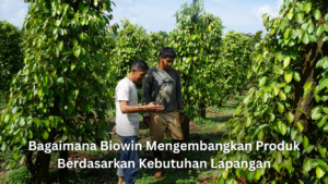 bagaimana biowin mengembangkan produk berdasarkan kebutuhan lapangan